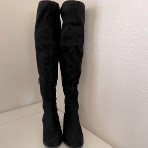 Guess black Knee high boots